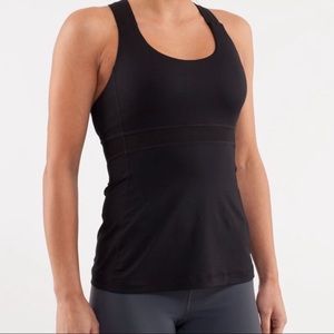 Lululemon Swift Tank Top with Mesh Black